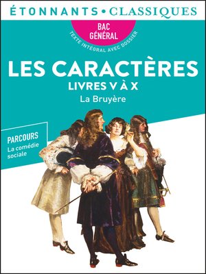 cover image of Les Caractères, Livres V à X (BAC 2022)